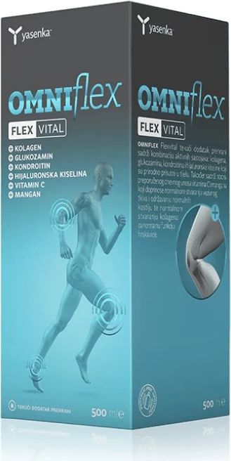 Suplement i lëngshëm ushqimor Yasenka OMNIflex Flex Vital, 500 ml