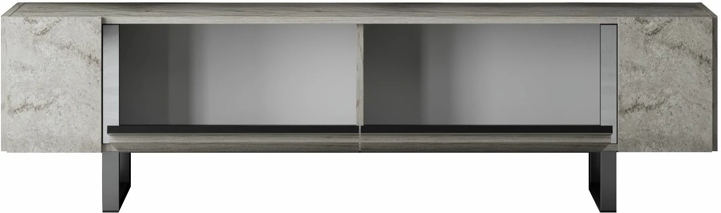 Komodë TV Hanah Home, Yildiz, travertin, argjend