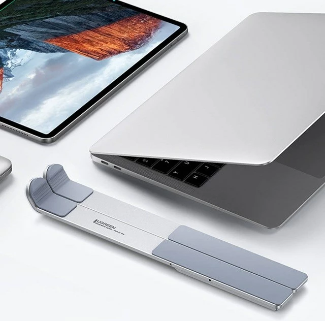 Mbajtëse laptopi UGREEN LP451, e rregullueshme, argjendtë