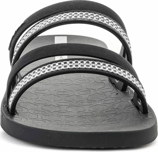 Papuqe femrash Ipanema Mesh Slide II, të zeza/argjendi [Madhësia: 39]