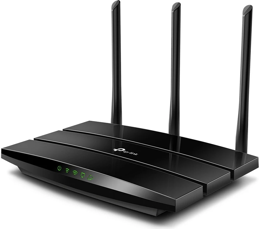 Kasë TP-Link Archer A8, wireless, Dual-band, Gigabit Ethernet, e zezë