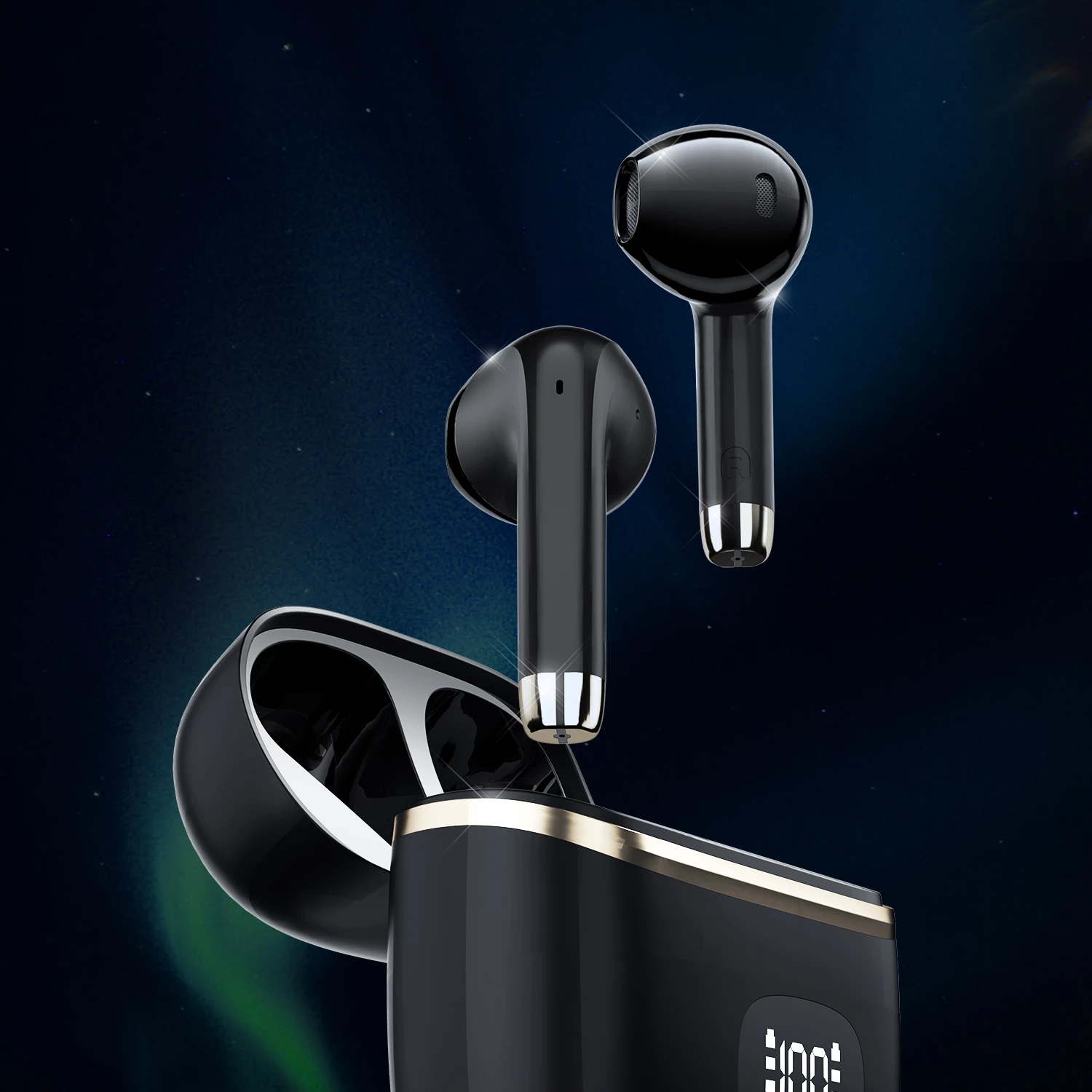 Kufje wireless Dudao U15Pro, in-ear, Bluetooth 5.3, e zezë
