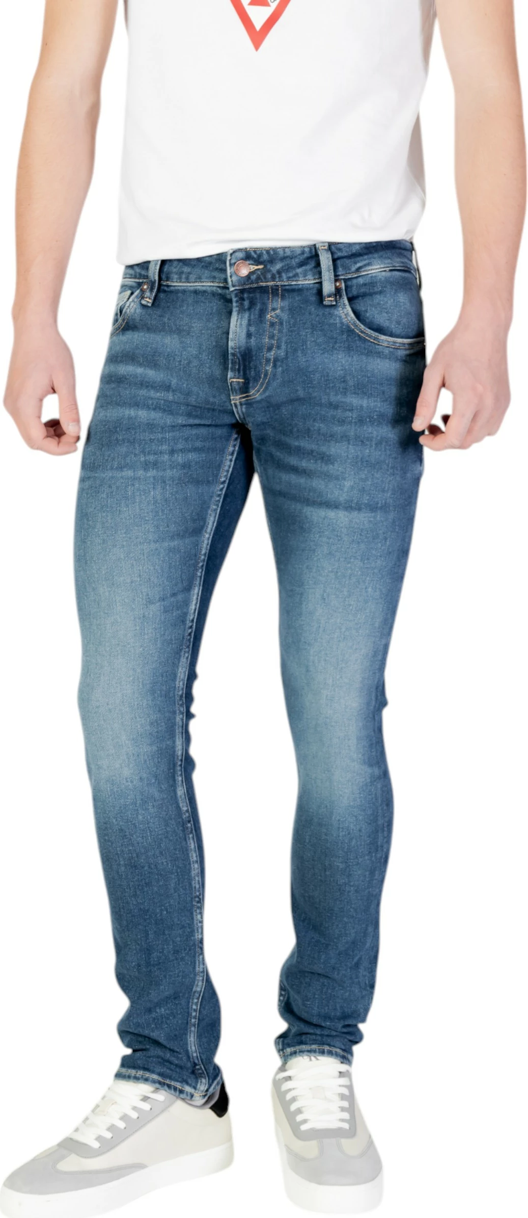 Xhinse skinny për meshkuj Guess Miami M2YAN1 D4Q42, denim i errët [Madhësia: W33 L32]