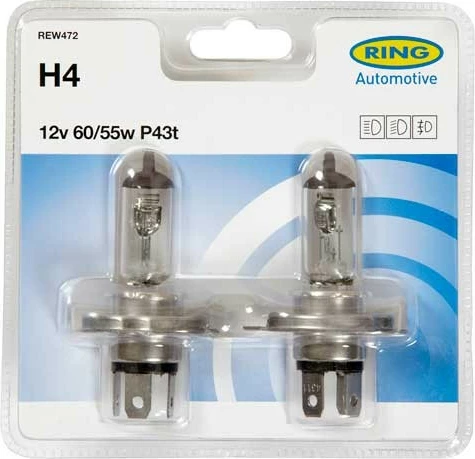 Lampa 12v 60/55w H4 2/1 Ring