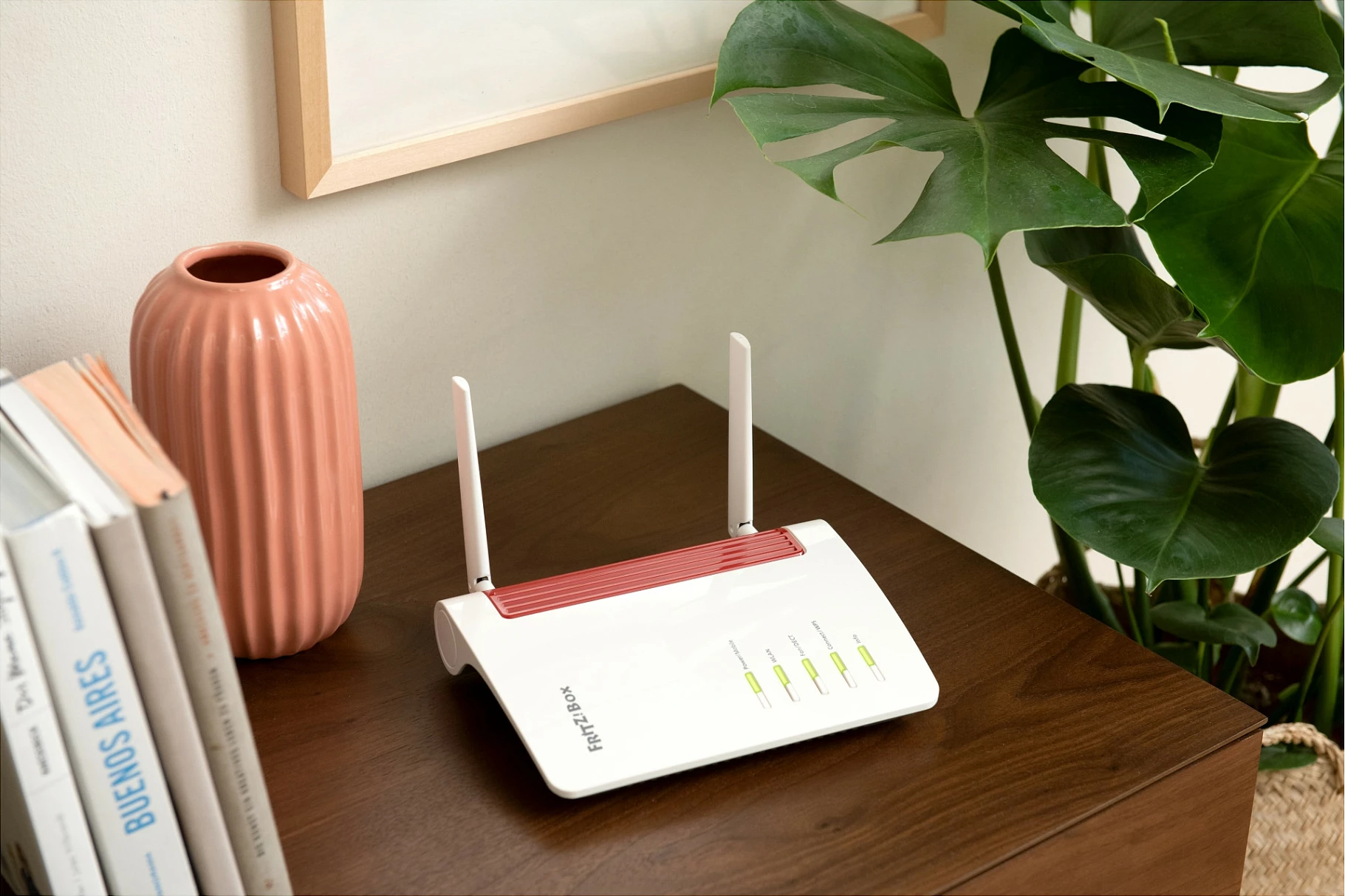 Router tavoline AVM FRITZ!Box 6850 5G, Wi-Fi 5 (802.11ac), Dual-band (2.4 GHz / 5 GHz), Ethernet LAN, 3G, i zi, i kuq, i bardhë