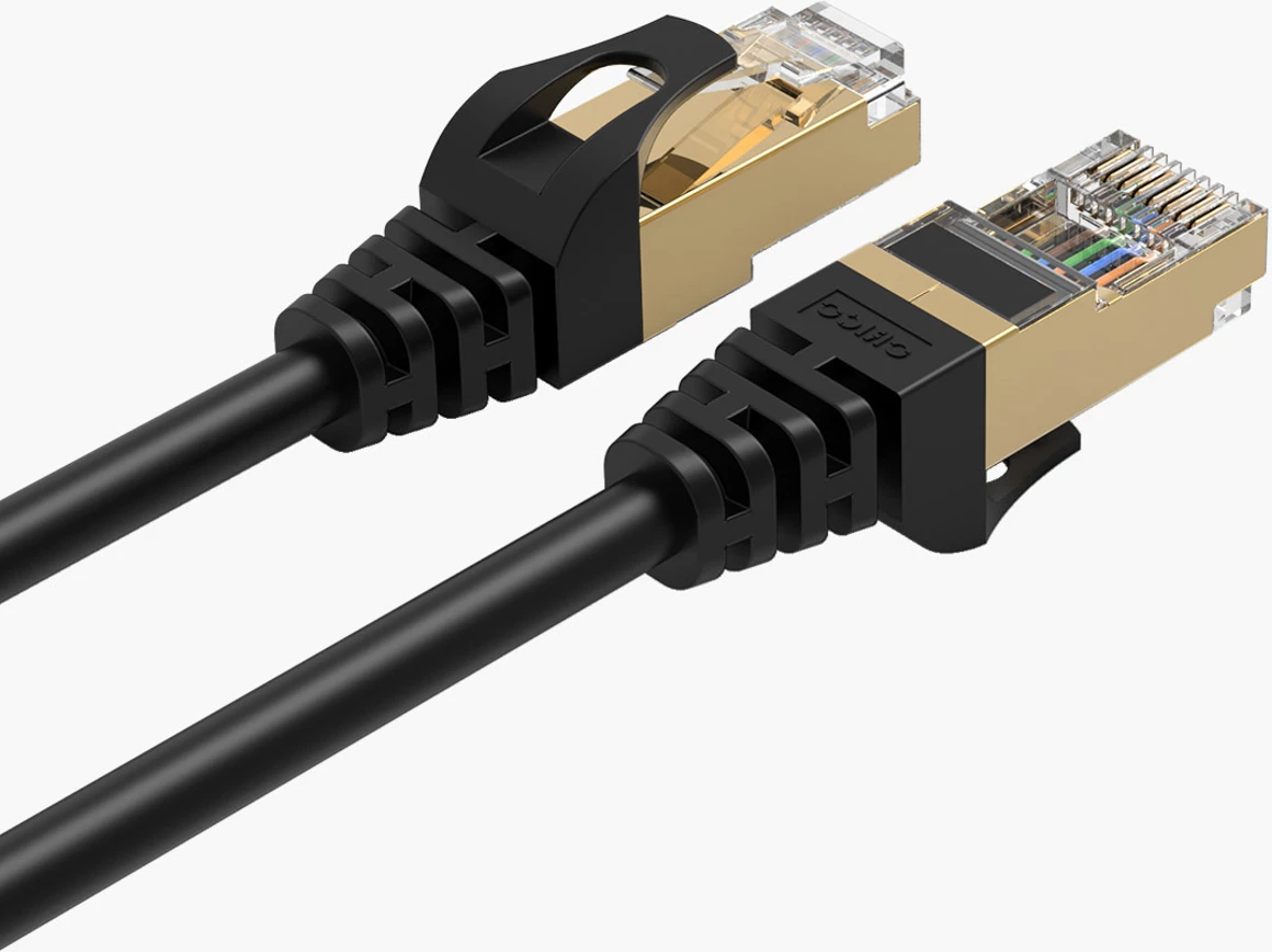 Kabllo rrjeti Ethernet Orico PUG-C7 CAT7 10Gbps RJ45-RJ45 5 m, e zezë