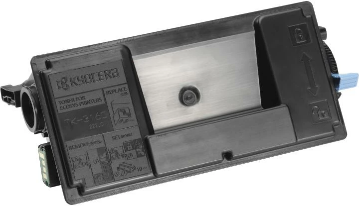 Toner Kyocera TK-3160 rendiment 9,800–23,700 faqe origjinal i zi