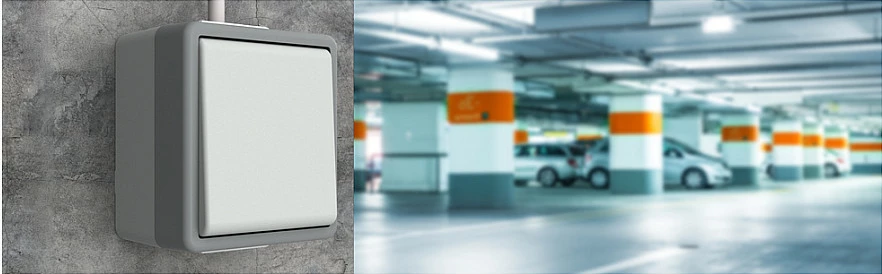 Ndërprerës universal Siemens DELTA 5TA4706, 10A, IP44, montim sipërfaqësor, gri