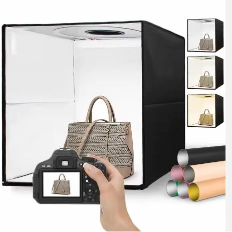 Kuti fotografike me drita LED KFP, për fotografi profesionale të produkteve