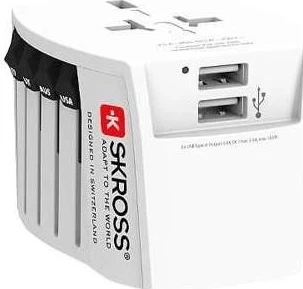 Adapter udhëtimi SKROSS MUV USB me 2 porta