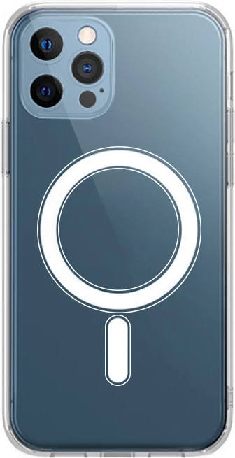 Mbështjellës ONASI 24445 për Samsung Galaxy S26 Edge, silikon antishock, MagSafe, transparent