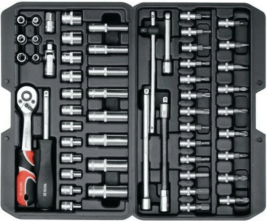 Set i gidore, Yato 56pcs, e zezë