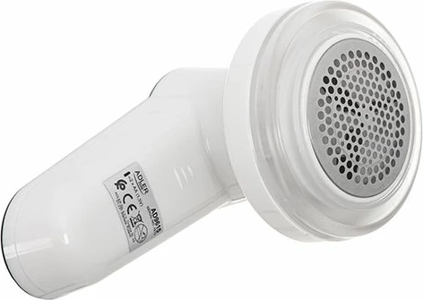 Heqës topthash për rroba ADLER AD9615, sipërfaqe 5 cm, me bateri 2xAA, e bardhë