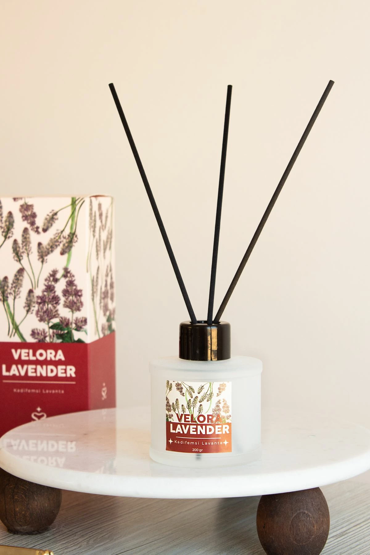 Set qirinjsh (3 copë), Velora Lavender, Evila Originals