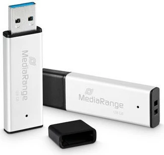 USB stick MediaRange 128GB USB 3.0, alumini