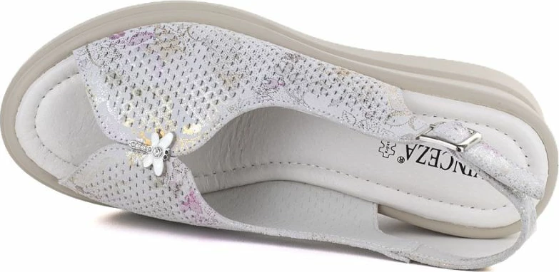 Sandale me platformë për femra Vinceza 26-79614, të hirtë