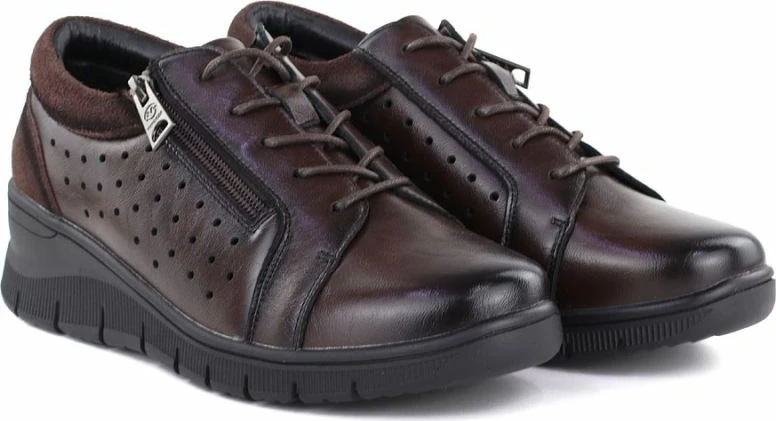 Këpucë të ulëta femra Vinceza 39977, kafe