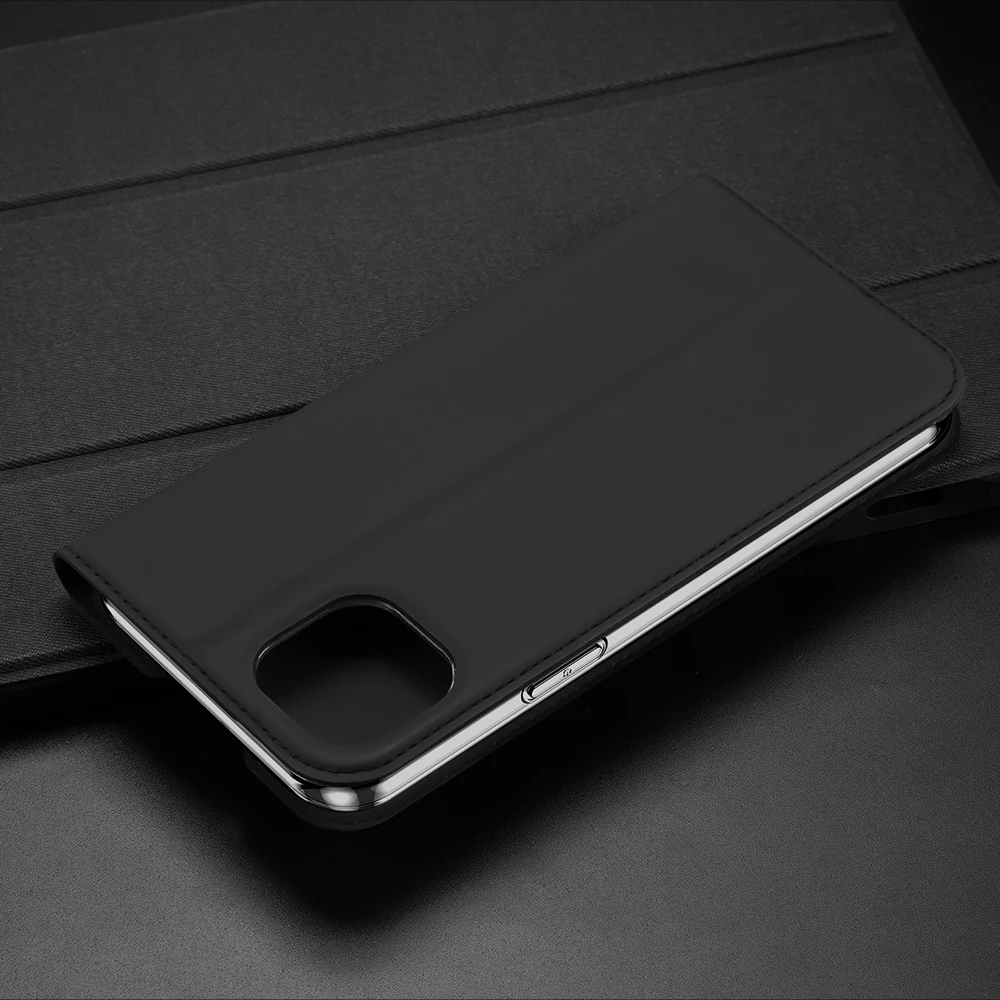 Mbështjellës Dux Ducis Skin Pro për iPhone 14 Plus, me kapak, funksion qëndrimi, xhep kartelash, Blu