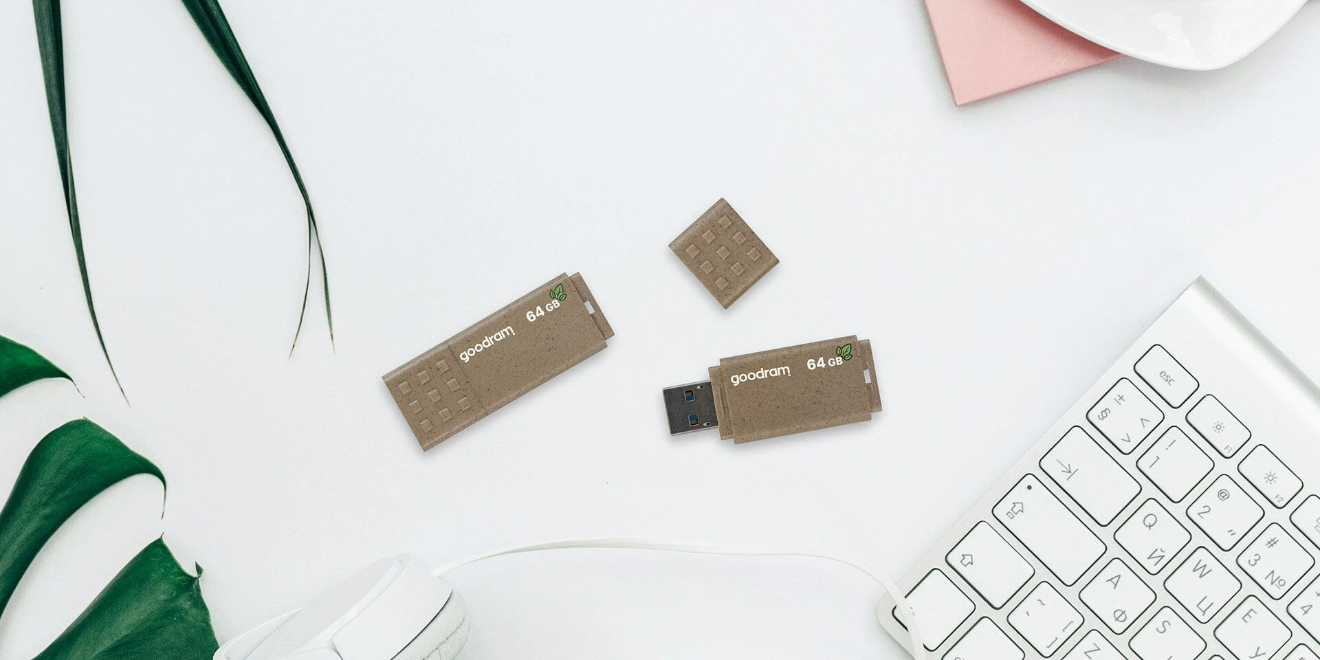 USB memorje GoodRam UME3-0640EFR11, 64 GB, USB 3.0, bronzi
