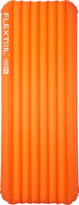 Dyshek i fryrë kampingu Flextail Zero Mattress R05 Regular L, R-value 5.6, 4-sezonal, 183x65 cm, portokalli
