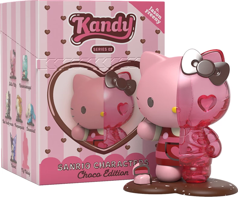 Figurinë koleksionuese Mighty Jaxx Kandy x Sanrio ft. Jason Freeny Series 02 (Choco Edition) blind box