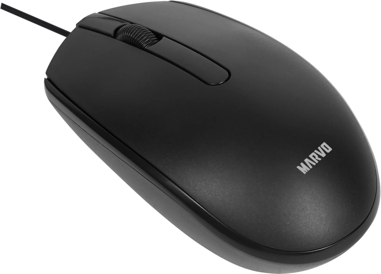Maus Marvo MS003, me kabllo, optik, 800-3200 DPI, i zi