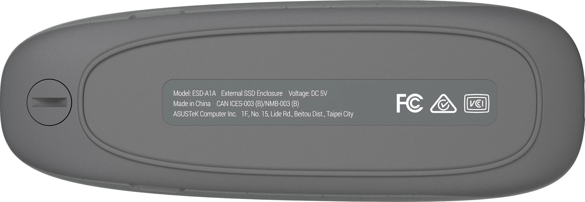 Kasë për SSD ASUS Cobble USB-C 3.2 Gen 2, M.2 NVMe/SATA, 10Gbps, deri 4TB, Gri