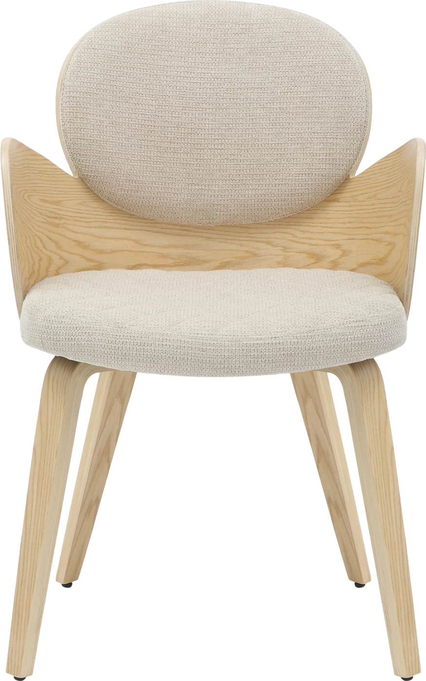 Karrige për ngrënie DARNELL FH9974.01, dru i përpunuar, ngjyrë lisi-ecru, 56x56x83H cm