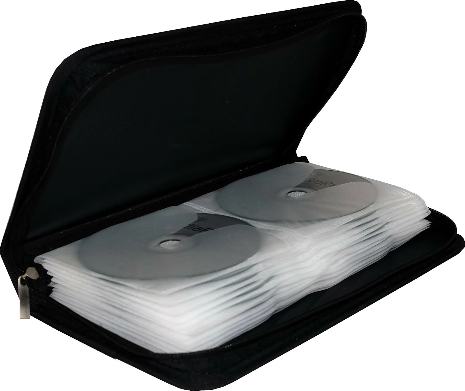 Çantë CD/DVD MEDIARANGE, 48 disqe, najlon, e zezë