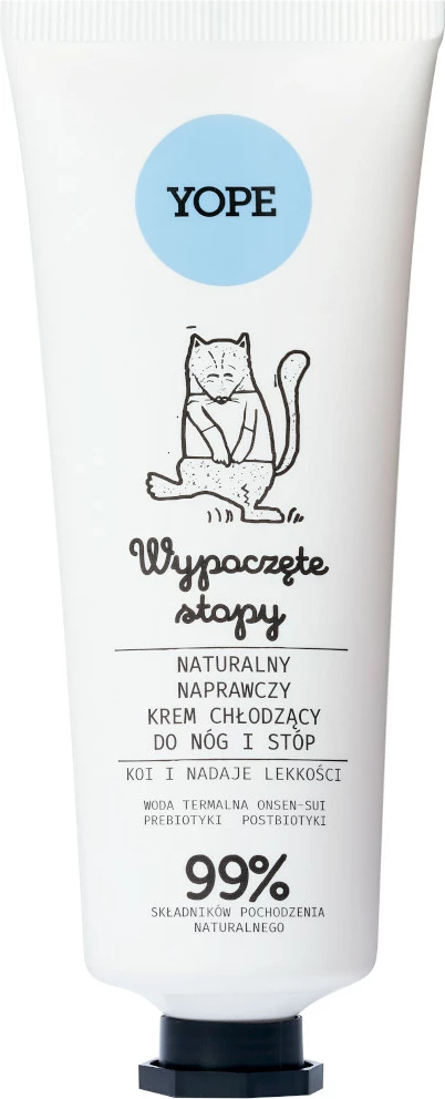Krem për këmbë dhe kërcinj Yope Natural Repair Cooling për femra 75ml