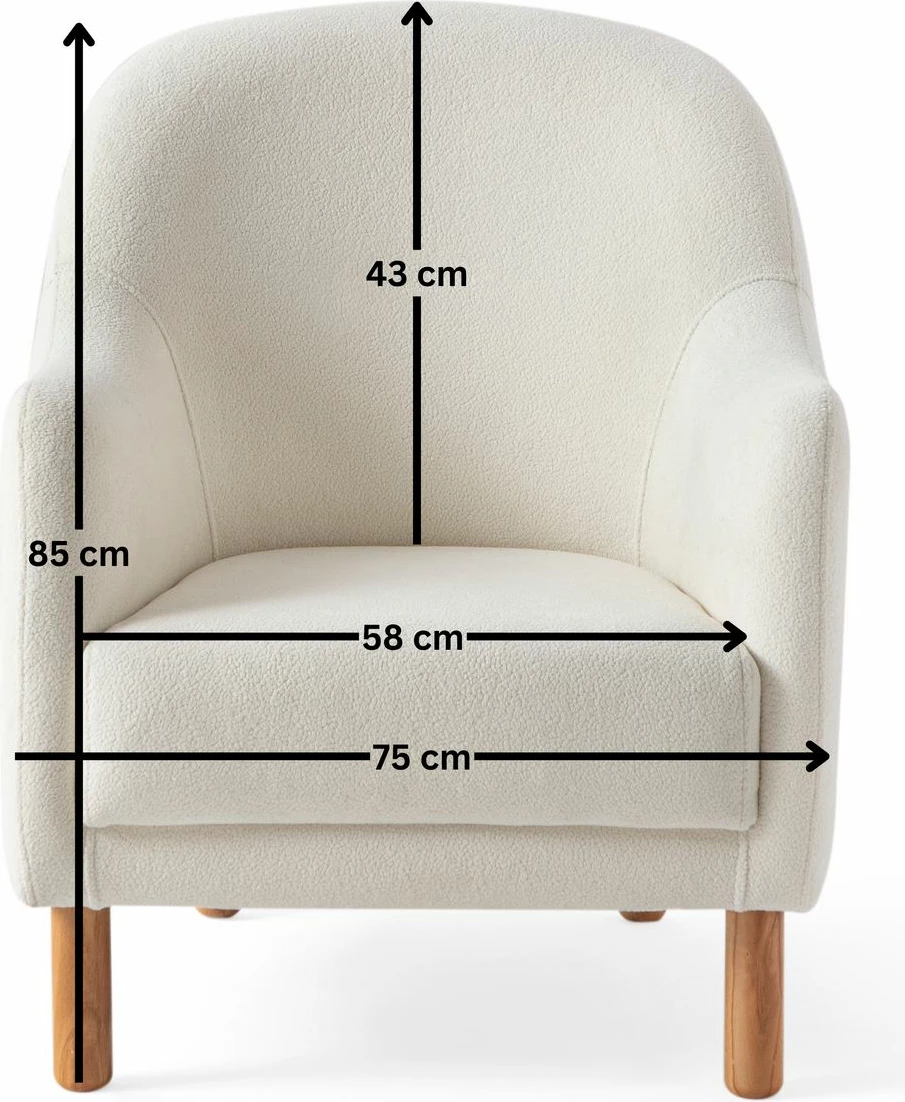 Karrige Wing Aries, e bardhë, Atelier del Sofa