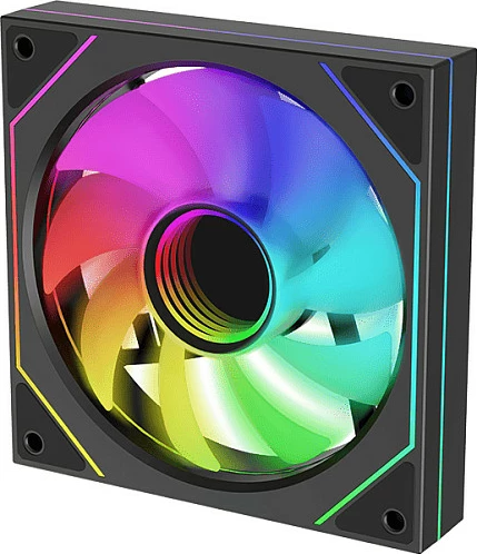 Ventilator kasë Xilence XF762, 120mm, PWM, ARGB Infinity Mirror, i zi