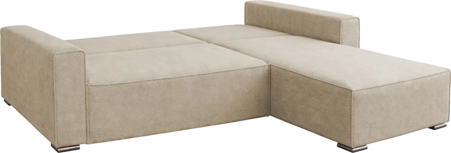 Kënd divan i kthyeshëm, shtrat, material bezhë, CORNERA FH3335.03, 269x155x89cm