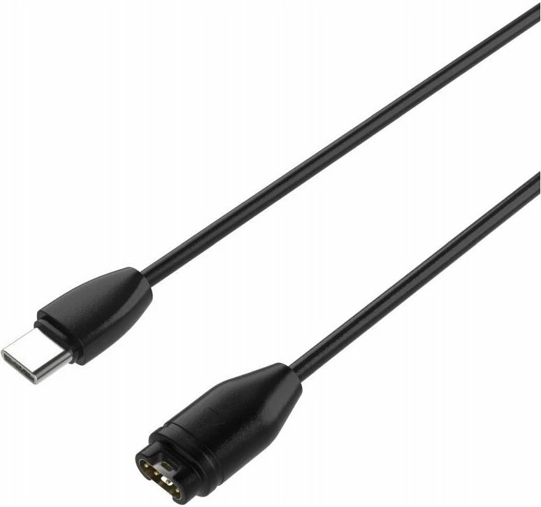 Kabllo USB-C FIXED për Garmin Forerunner/Fenix/Venu/Vivoactive/Instinct 2 m e zezë