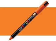 UNI POSCA PC-1M Marker – Ngjyrë Portokalli (Orange)