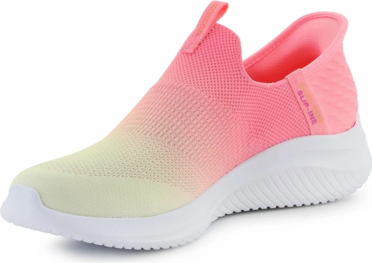 Atlete për femra Skechers, të verdha/rozë