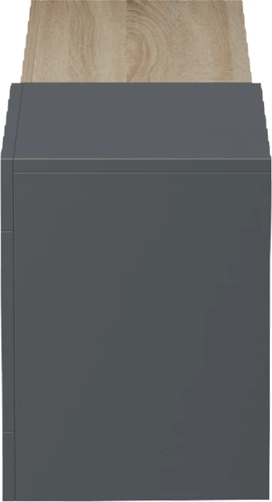 Komodë muri për TV Flato, ngjyrë sonoma-antracit, 150x29.5x38.5cm