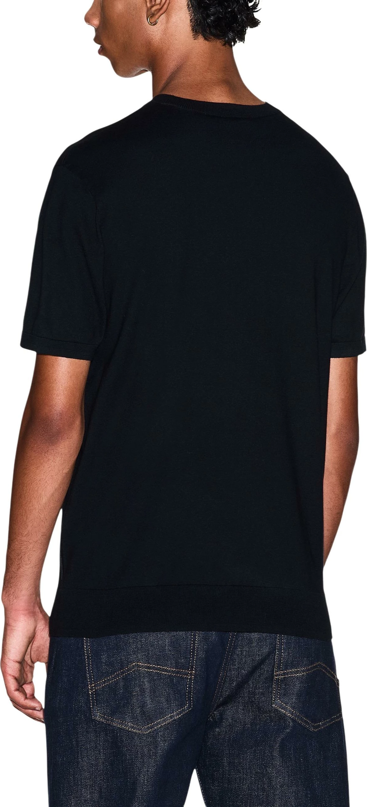 Maicë për meshkuj Armani Exchange 8NZM5C ZM3JZ, e zezë [Madhësia: M]