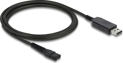 Kabllo karikimi USB DeLOCK për Makinë rroje Wahl Color Pro 9649, USB-A në 2-pin, 1.8 m, e zezë