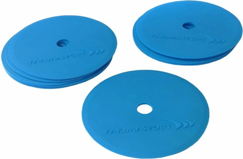 Set i shënuesve të fushës së futbollit Yakimasport, 10 copë, blu