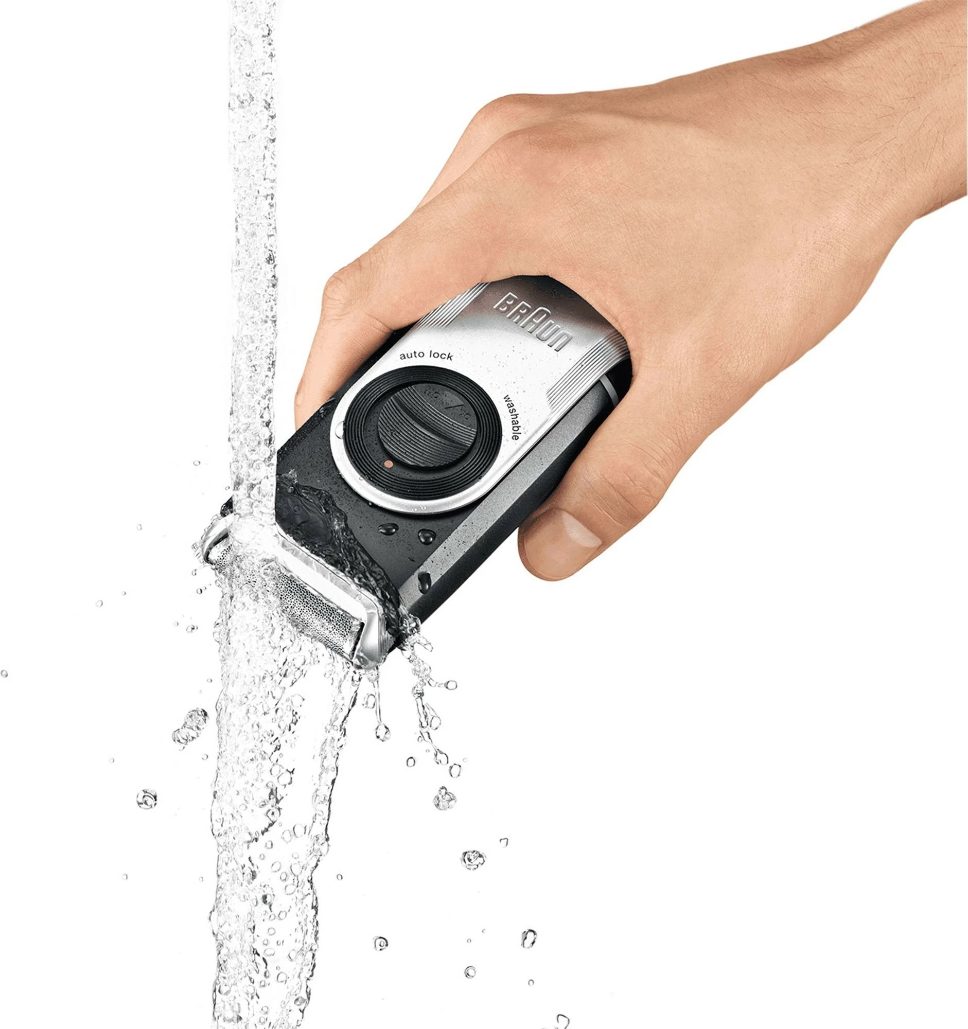 Makinë rroje Braun MobileShave M-90, e kaltër/argjendtë