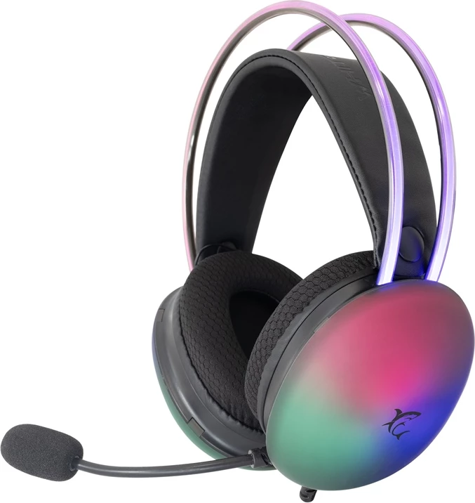 Kufje Gaming White Shark Firefly