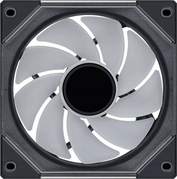 Ventilator PC Lian Li UNI FAN SL-INF 120 RGB Reverse Blade UF-RSLIN120-1B, 120mm ARGB PWM, 1 copë, i zi/gri