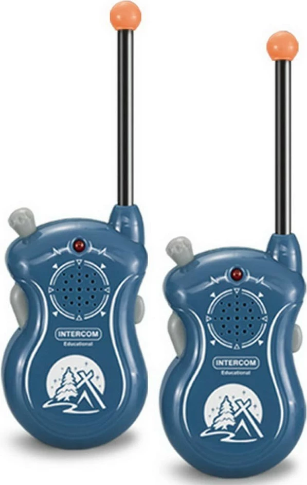 Set walkie-talkie Madej 011776, plastikë, Blu/Gri, për fëmijë
