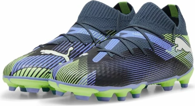 Atlete futbolli Puma për fëmijë, të kaltra dhe të gjelbra