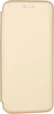 Mbështjellës flip HAVANA Premium për Samsung Galaxy S21 Plus G996, me magnet, me xhep për kartë, Gold