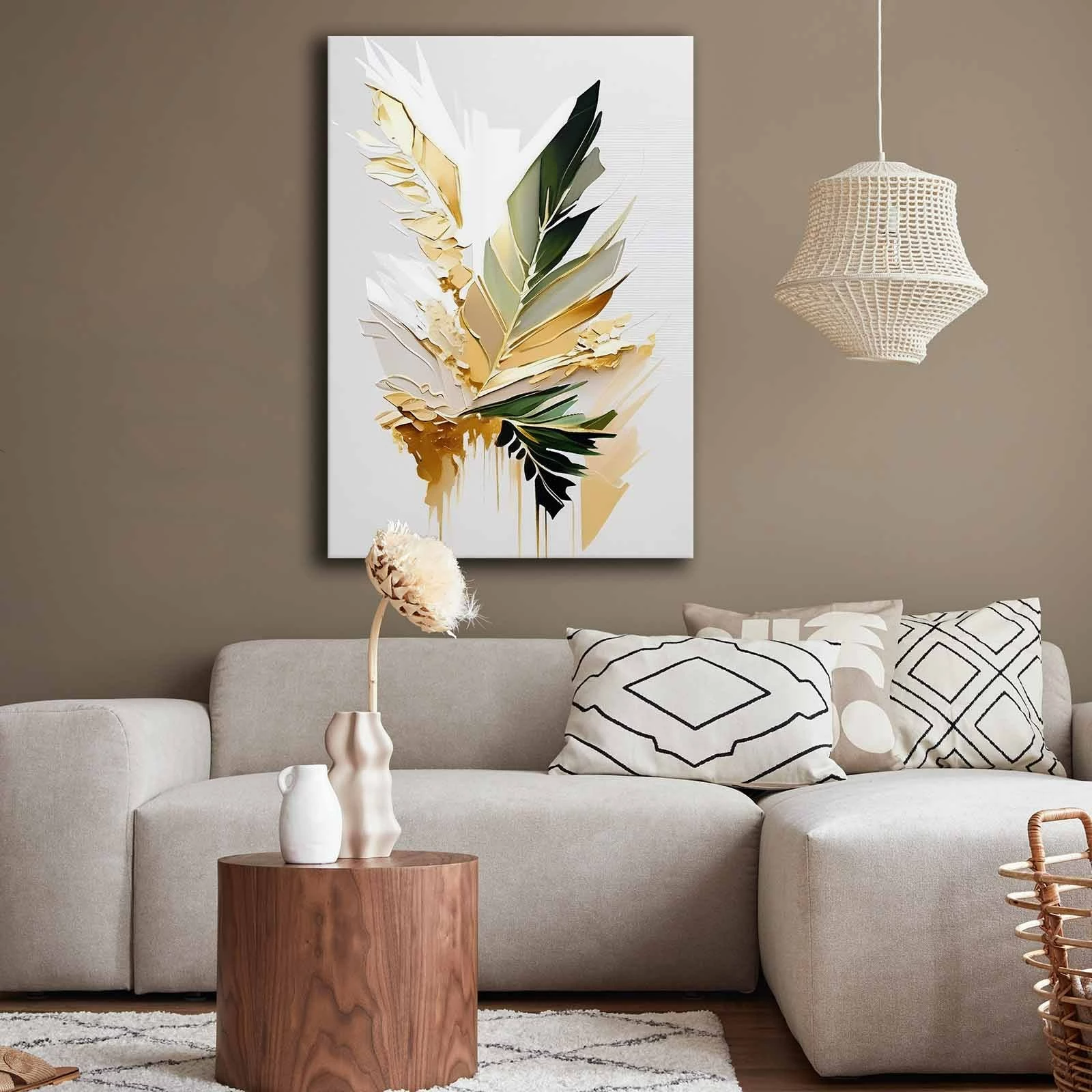 Pikturë dekorative në kanavacë Wallity, shumëngjyrëshe, 70x100cm, 70100GSC-015