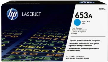 Toner HP 653A CF321A, LaserJet, rendiment 9,750–23,700 faqe, cyan