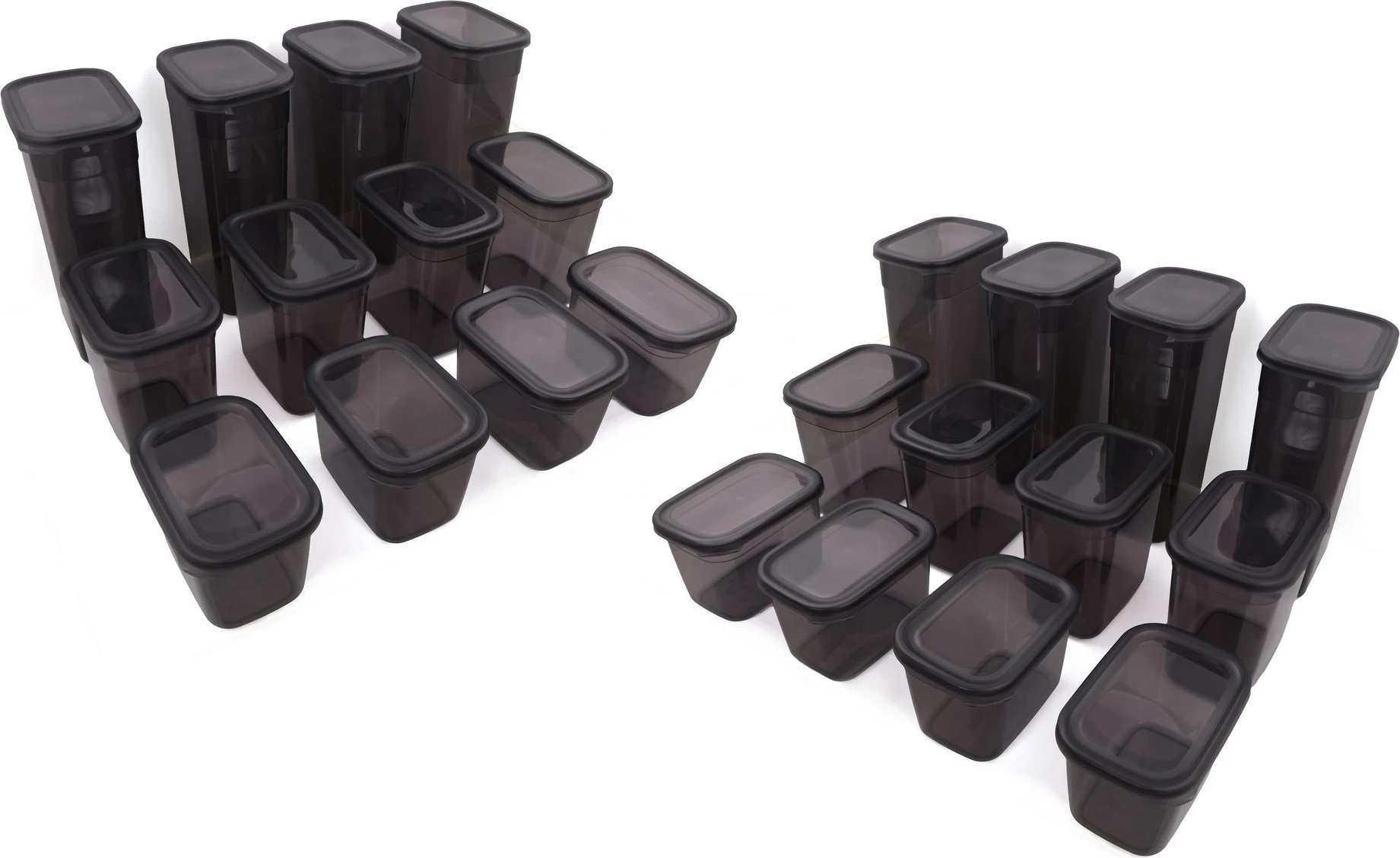 Set kuti për organizim (24 copë), anthracite, BNMPEGYAR24-13232 v2