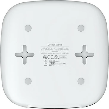 CPE GPON WiFi6 Ubiquiti UFiber, LAN, Power, IEEE 802.11ac, IEEE 802.11ax, IEEE 802.11b, IEEE 802.11g, IEEE 802.11n, G.984, 1000 Mbit/s, E zezë